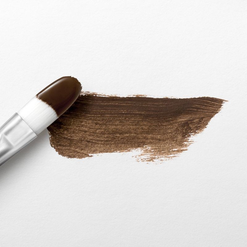 slide 3 of 3, 2 fl oz Satin Acrylic Paint Dark Chocolate - Mondo Llama™: Multi-Surface, Non-Toxic, Water-Based Craft Paint, 2 fl oz