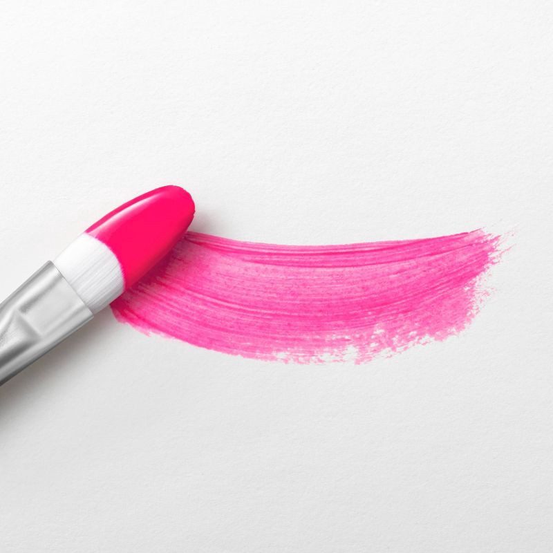 slide 3 of 3, 2 fl oz Neon Acrylic Paint Pink - Mondo Llama™: Multi-Surface, Non-Toxic, Water-Based Craft Paint, 2 fl oz