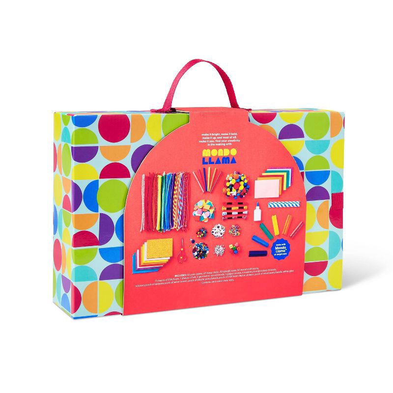 slide 3 of 4, Rad Rainbow Craft Case - Mondo Llama™, 1 ct