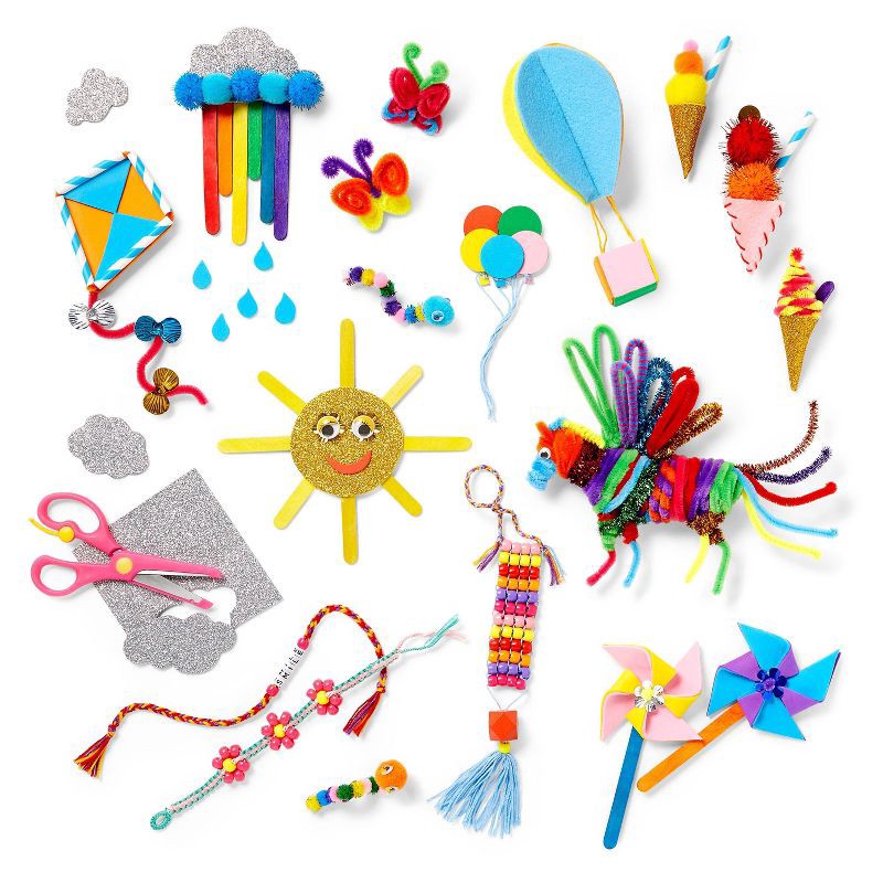 slide 4 of 4, Rad Rainbow Craft Case - Mondo Llama™, 1 ct