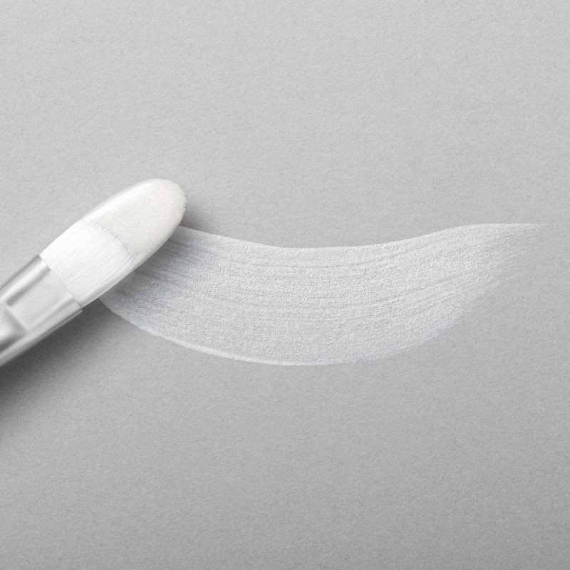 slide 3 of 3, 2 fl oz Shimmer Acrylic Paint White - Mondo Llama™: Multi-Surface, Non-Toxic, Water-Based Craft Paint, 2 fl oz