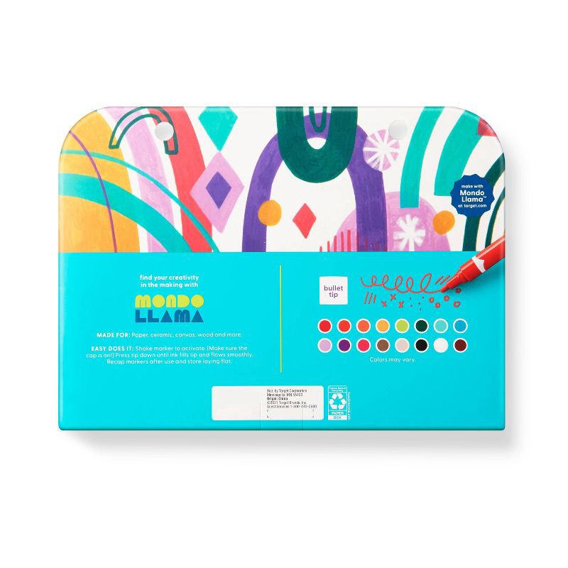 16ct Paint Markers Bullet Tip Mondo Llama 16 ct Shipt