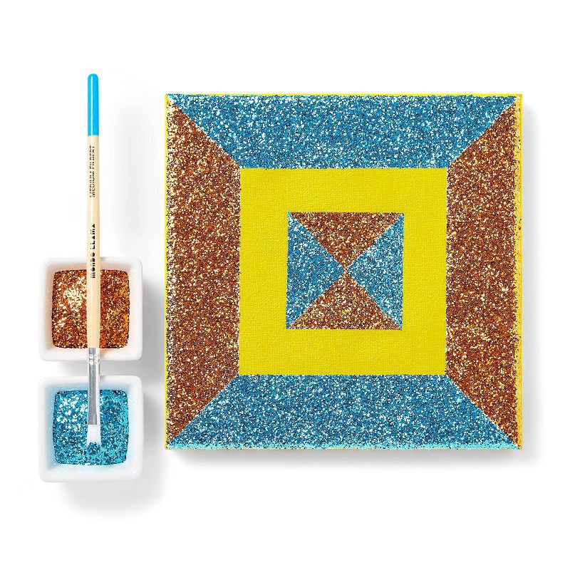 slide 3 of 3, 7"x7" Stretched Canvas White - Mondo Llama™: Art Canvases for Painting, 0.6" Depth, Single Pack, 1 ct