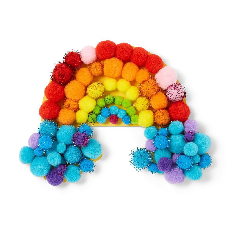 slide 3 of 3, 400ct Pom-Pom Combo Pack - Mondo Llama™: Multicolor Craft Embellishments, PET & Polypropylene, Ages 6+, 400 ct