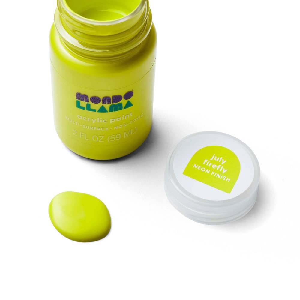 2oz Neon Acrylic Paint July Firefly Mondo Llama 2 oz Shipt