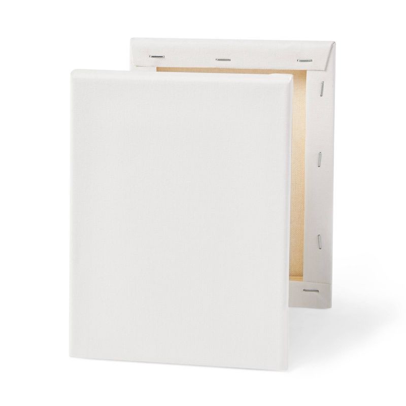 slide 2 of 3, 6"x8" Stretched Canvas White - Mondo Llama™: Art Canvases to Paint On, General Canvas Material, 1 ct