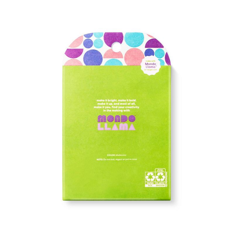 slide 3 of 4, 250ct Butterfly & Bloom Beads - Mondo Llama™: Craft Embellishments, Multicolor, Plastic, Ages 6+, 250 ct