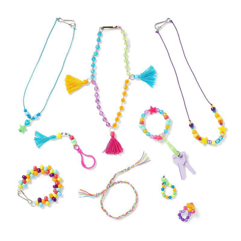 slide 4 of 6, 502pc String A Bling Jewelry Set - Mondo Llama™: DIY Bead Kit for Bracelet Making & Friendship Bracelets, 502 ct