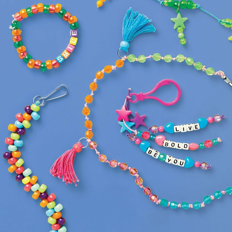 slide 6 of 6, 502pc String A Bling Jewelry Set - Mondo Llama™: DIY Bead Kit for Bracelet Making & Friendship Bracelets, 502 ct