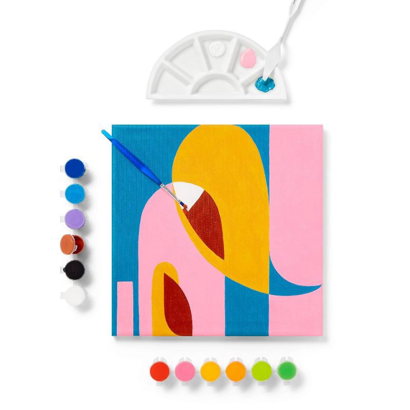 slide 4 of 5, 12ct Acrylic Paint Set with Paintbrush - Mondo Llama™: Non-Toxic Water-Based Craft Paints for Adults, 12 ct