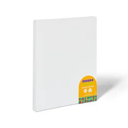 6pk 8&quot;x10&quot; Canvas Boards - Mondo Llama™: Art Canvases for Painting, White Paint Board, 1.5&quot; Depth, 6 Count