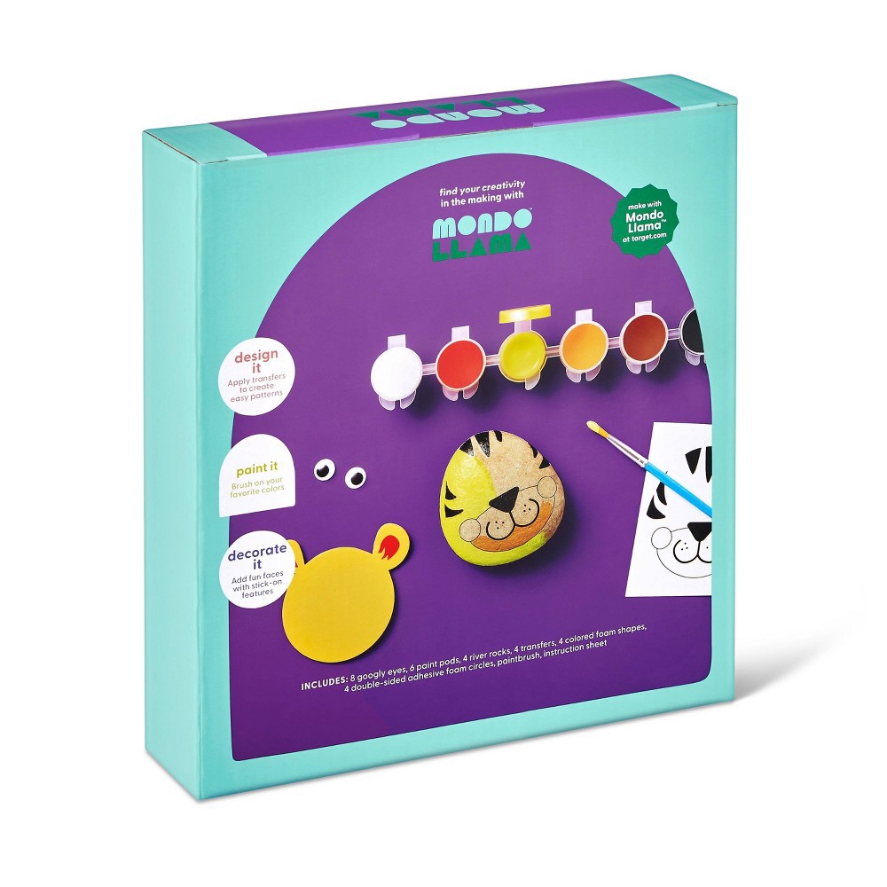 PaintYourOwn Rocks Kit Animal Mondo Llama 1 ct Shipt