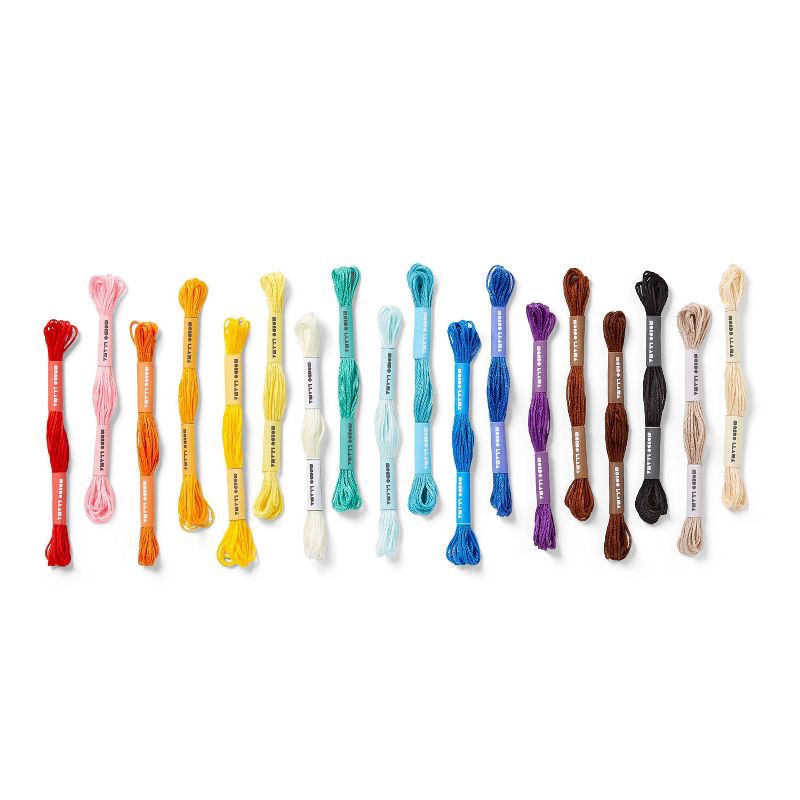 slide 2 of 3, 18ct Craft Floss Set - Mondo Llama™, 18 ct