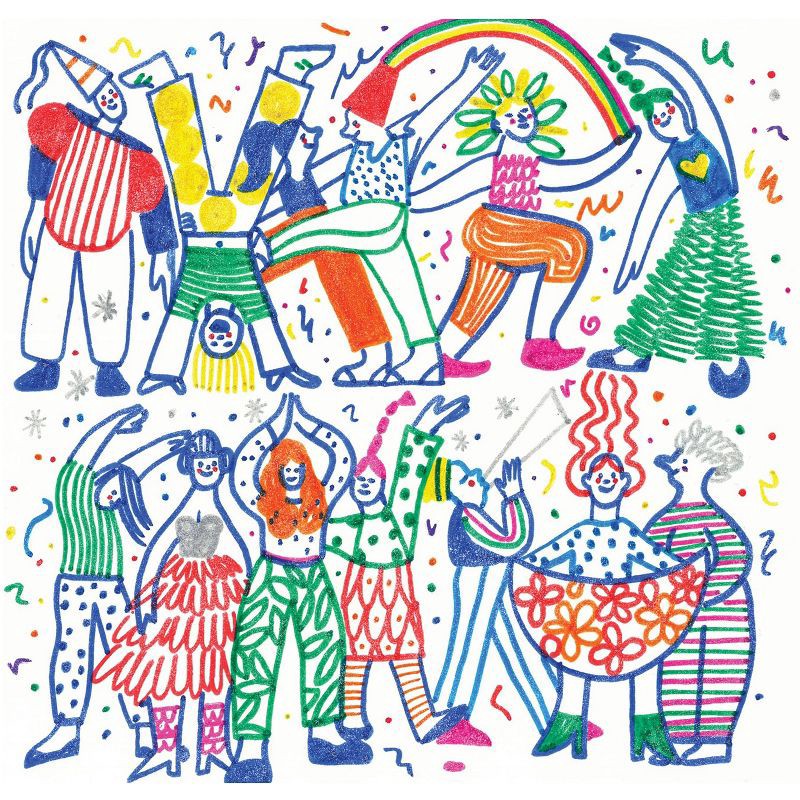 slide 5 of 5, 10ct Glitter Paint Markers Bullet Tip - Mondo Llama™, 10 ct