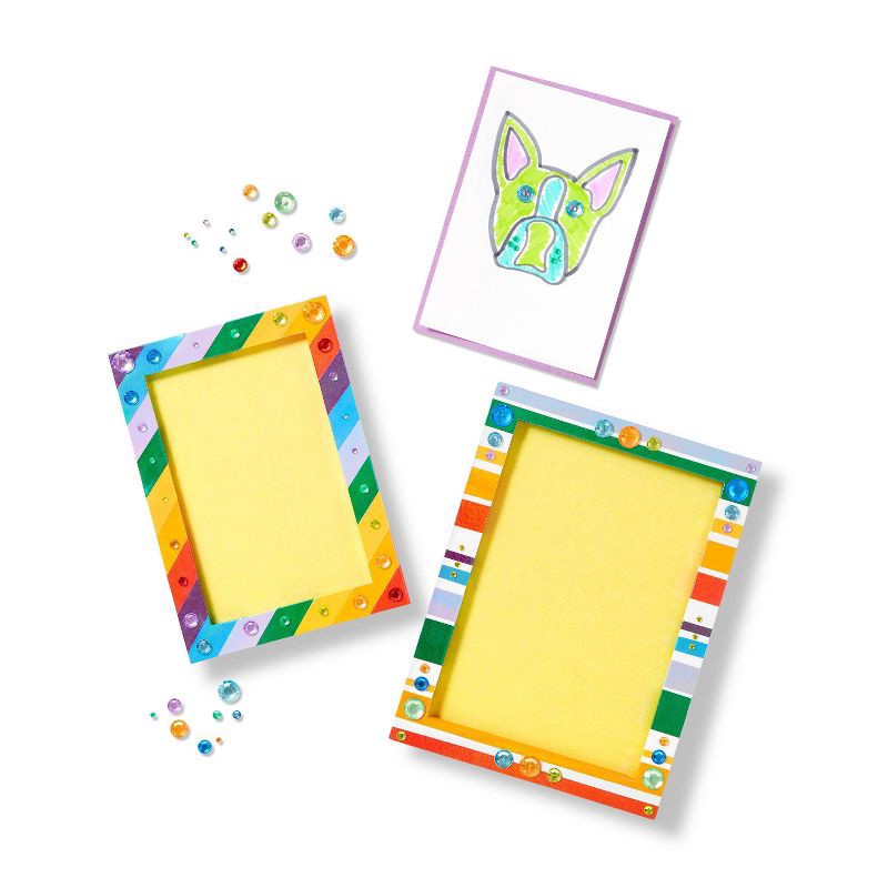 slide 3 of 3, 273ct Rainbow Gem Stickers - Mondo Llama™: Rhinestone & Gemstone Face & Heart Stickers, 273 ct