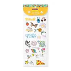 59ct Vinyl Stickers - Mondo Llama™: Water Bottle & Scrapbook Decor, Animal & Food Themes, Ages 6+