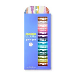 16ct Glitter Glue Pen Pack - Mondo Llama™: Multicolor Metallic Craft Embellishments, Art & Stationery, Ages 6+