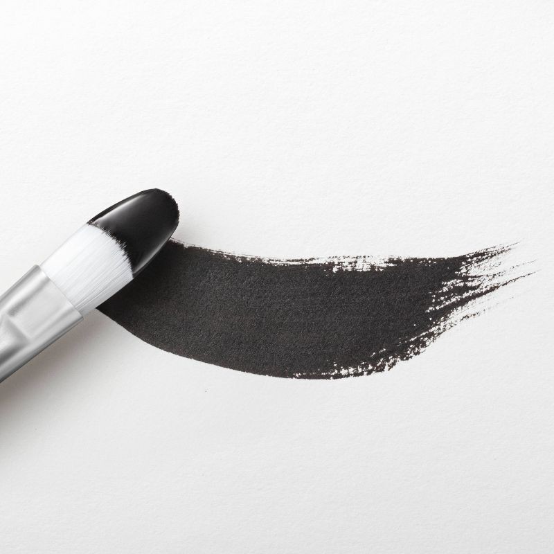 slide 3 of 3, 8 fl oz Satin Acrylic Paint Coal Gray - Mondo Llama™: Multi-Surface, Non-Toxic, Water-Based Craft Paint, 8 fl oz