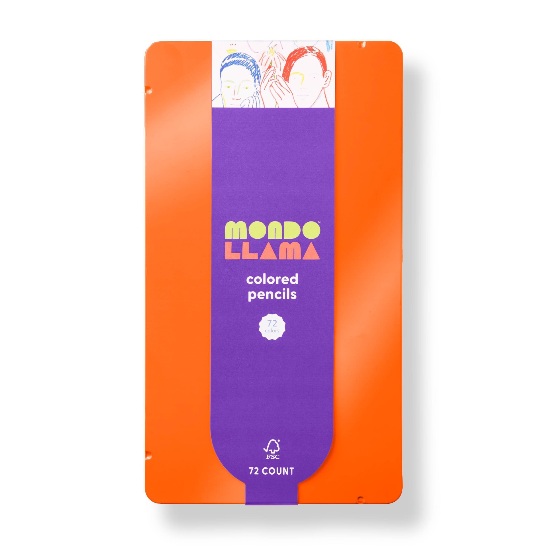 Colored Pencils Mondo Llama 72 ct Shipt