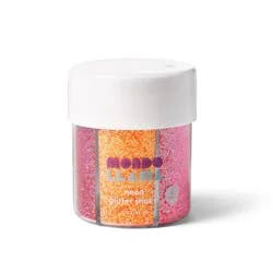 6ct Glitter Shaker Neon - Mondo Llama™: Multicolor Craft Embellishments, PET Material, Ages 6+