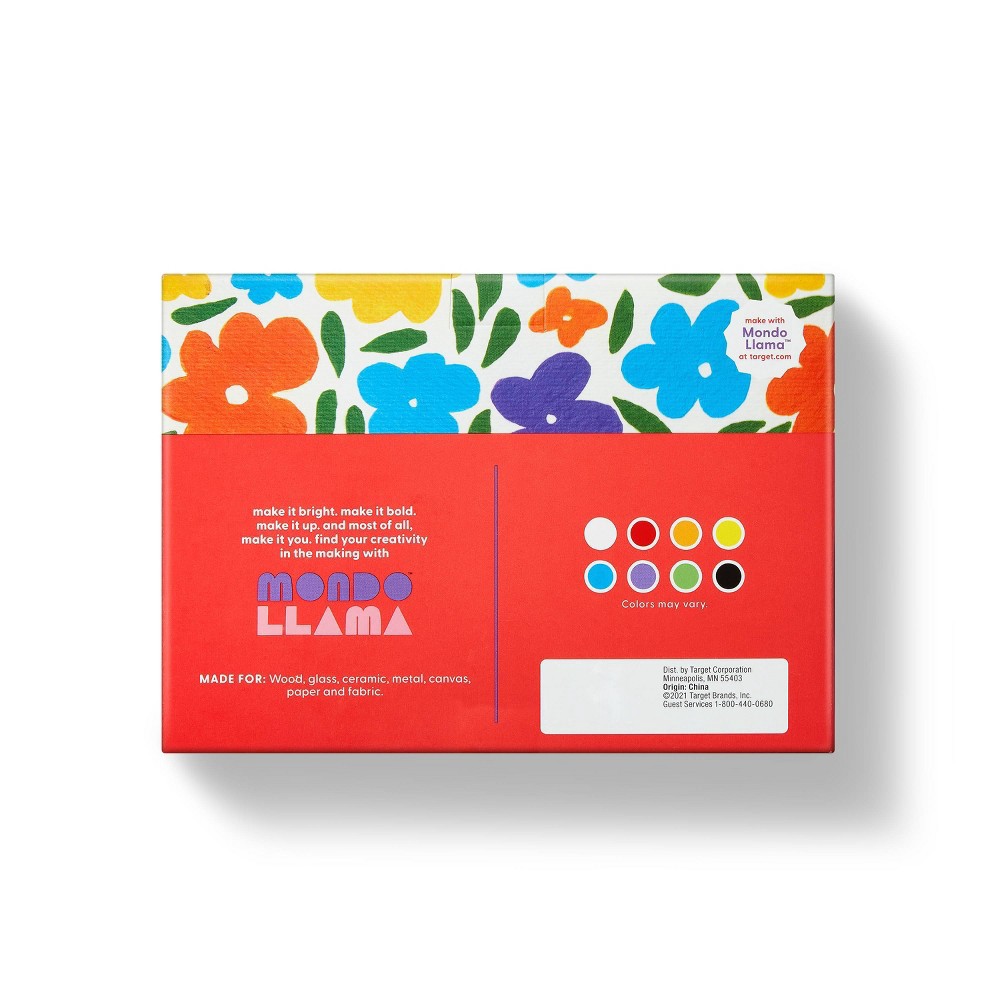 8ct Satin Acrylic Paints Mondo Llama 8 ct Shipt