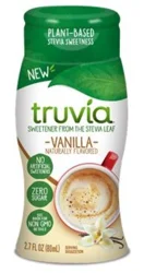 Truvia Zero-Calorie Liquid Sweetener from the Stevia Leaf, 2.7 fluid ounce bottle, Vanilla flavor