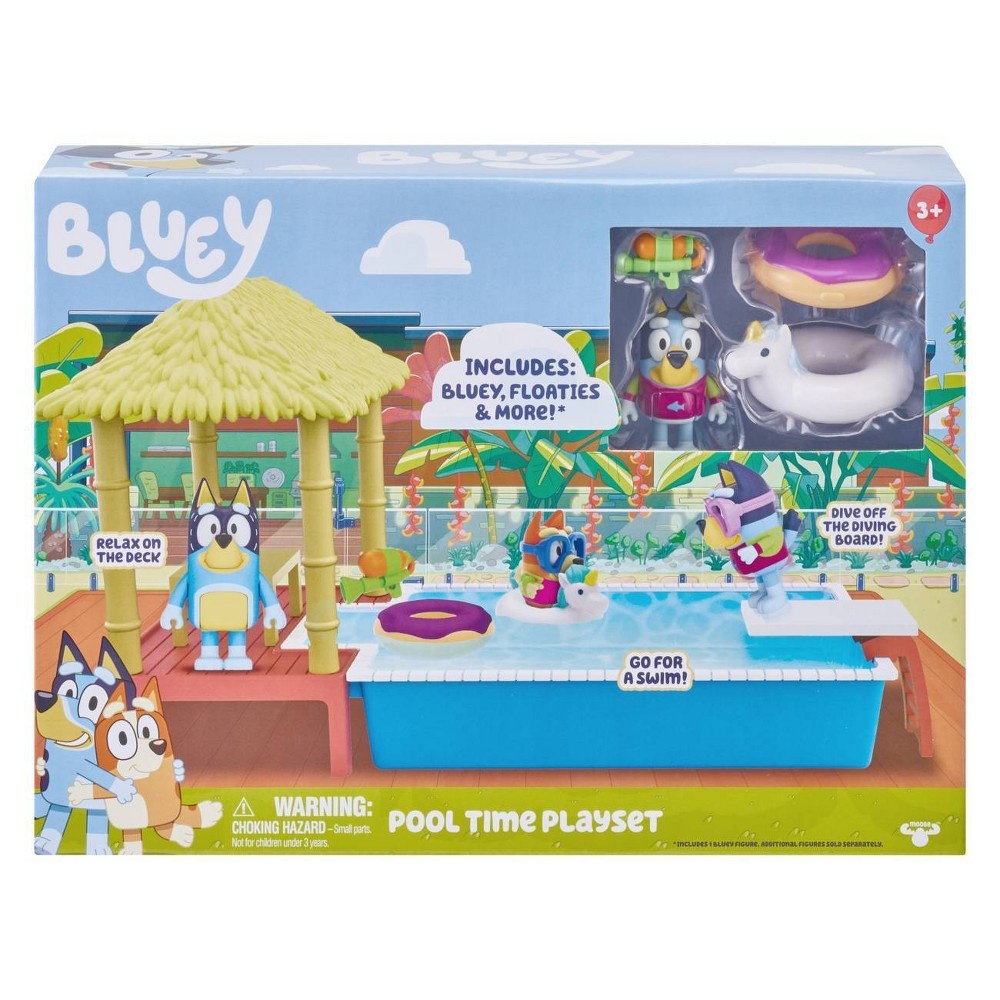 slide 2 of 12, Bluey Pool Time Playset, 1 ct
