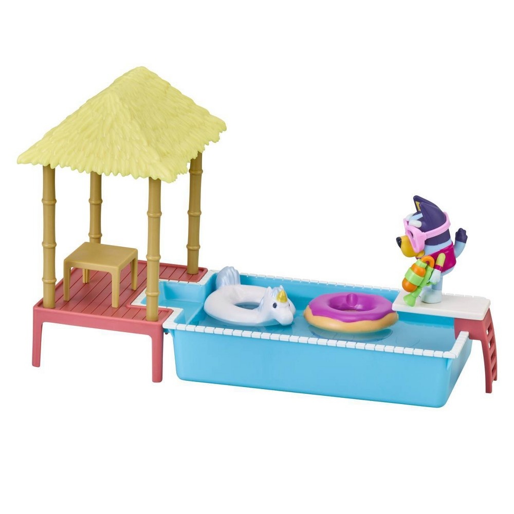 slide 8 of 12, Bluey Pool Time Playset, 1 ct