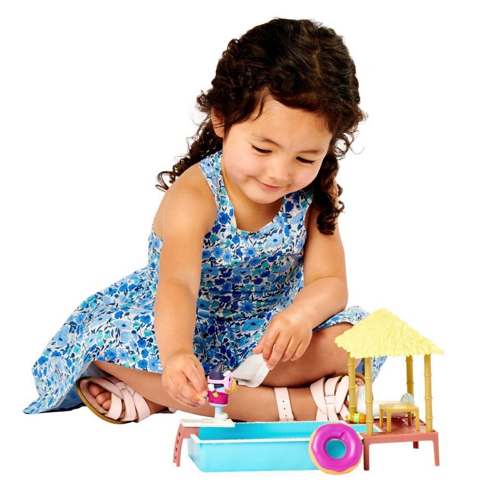 slide 11 of 12, Bluey Pool Time Playset, 1 ct