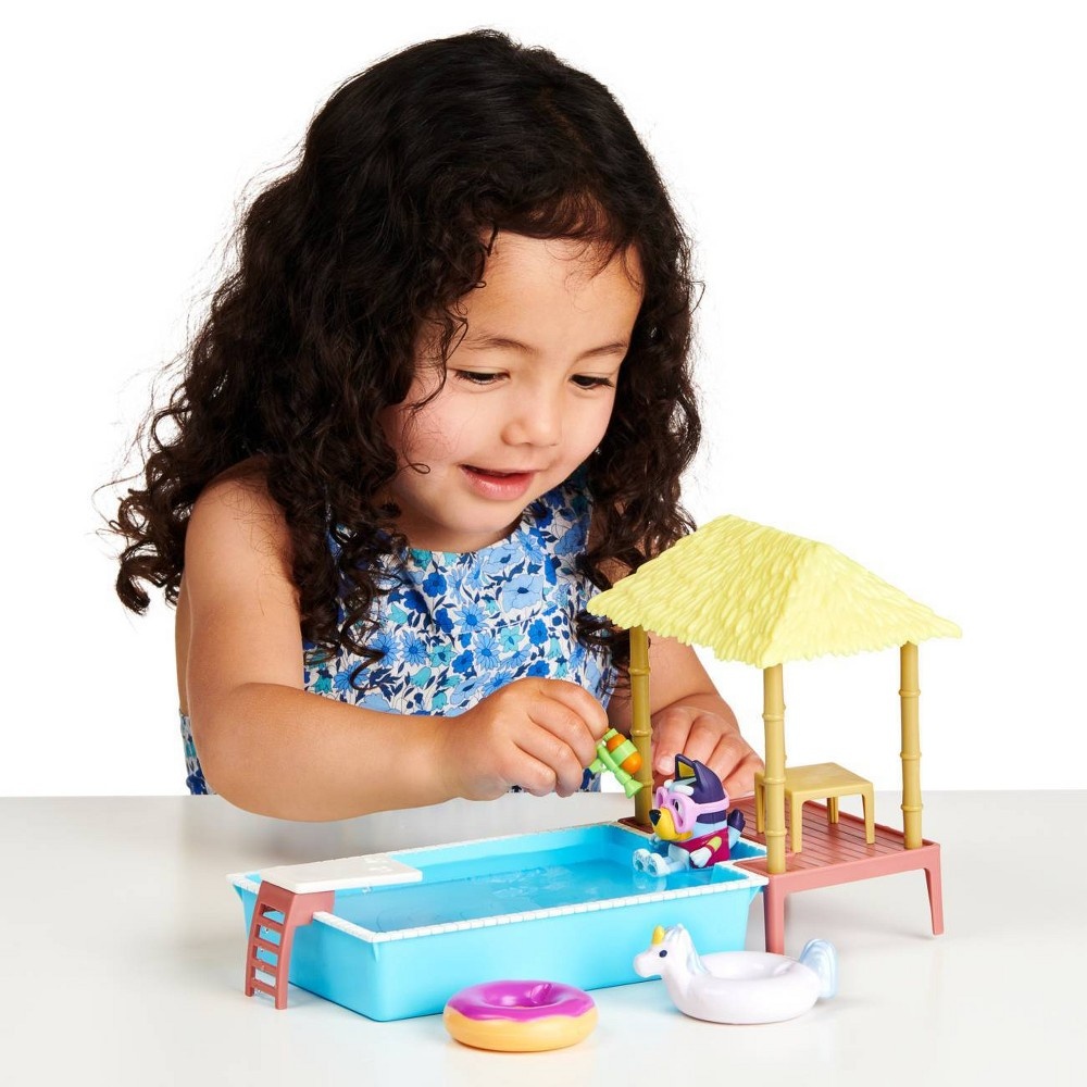 slide 9 of 12, Bluey Pool Time Playset, 1 ct