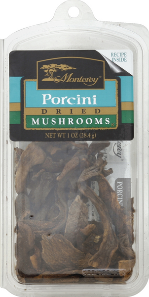 slide 1 of 1, Dried Porcini Mushrooms, 1 oz