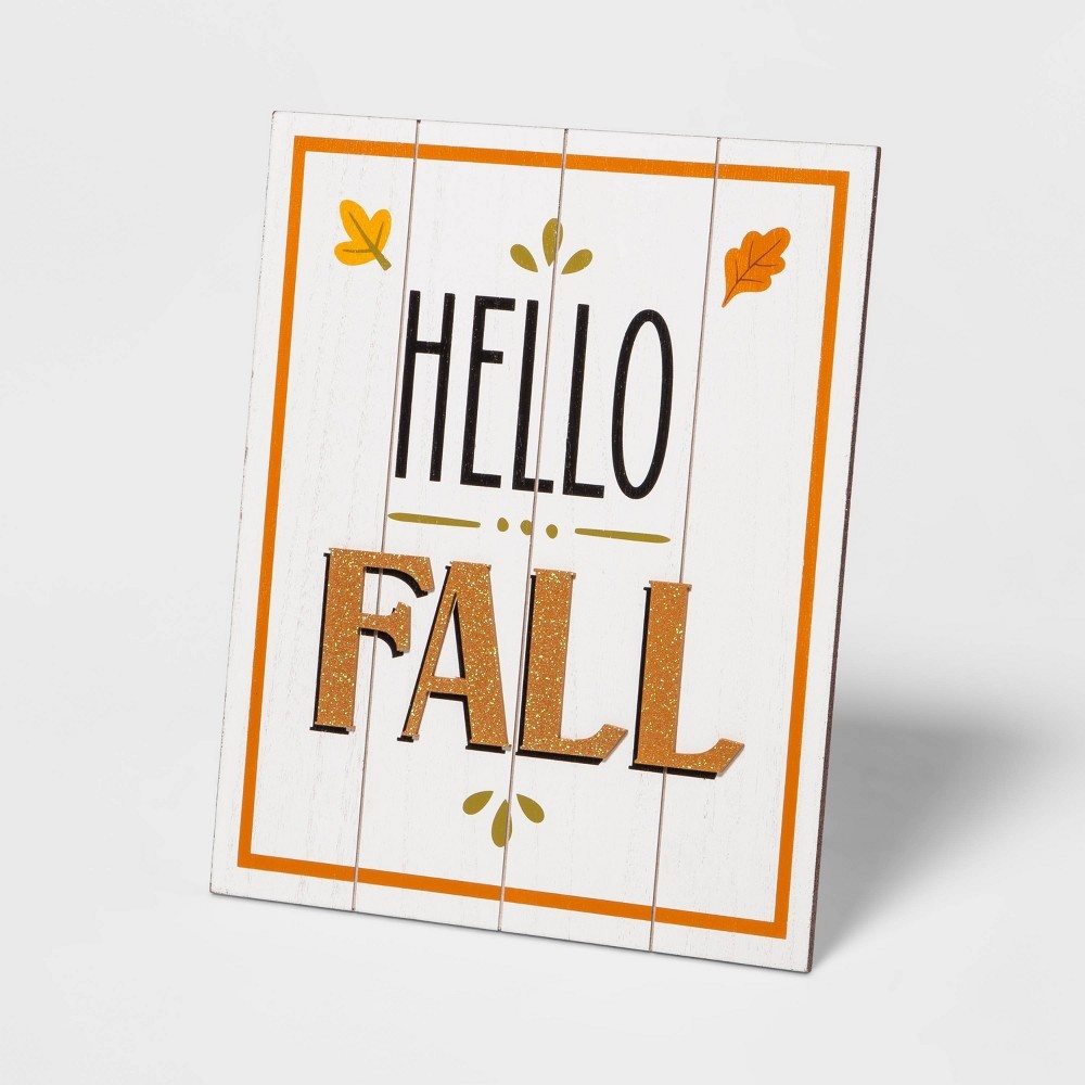 slide 3 of 3, Harvest Sign Hello Fall - Hyde & EEK! Boutique, 1 ct