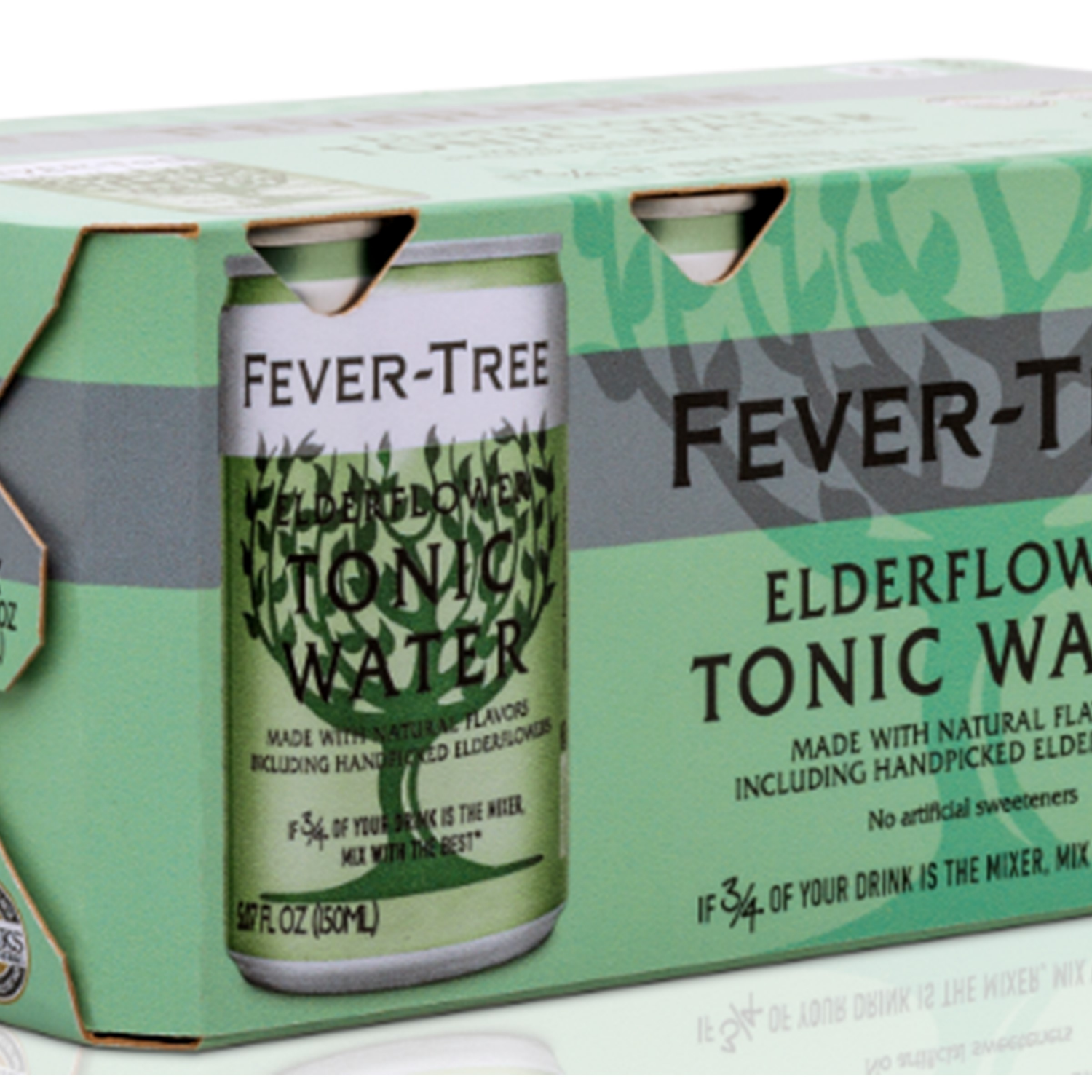slide 1 of 1, Fever-Tree Elderflower Tonic Water 8x150ml, 8 ct; 150 ml