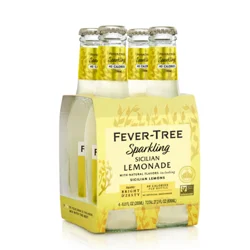 Fever-Tree Sparkling Sicilian Lemonade - 4 ct; 6.8 fl oz