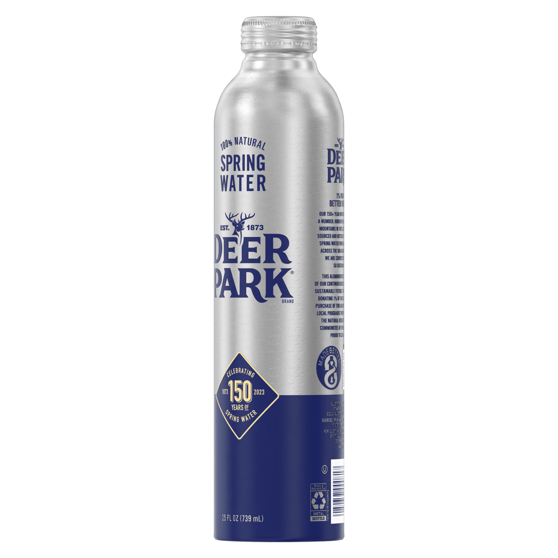 slide 3 of 4, Deer Park Deerpark Spring Water Alumium Btl, 25 oz