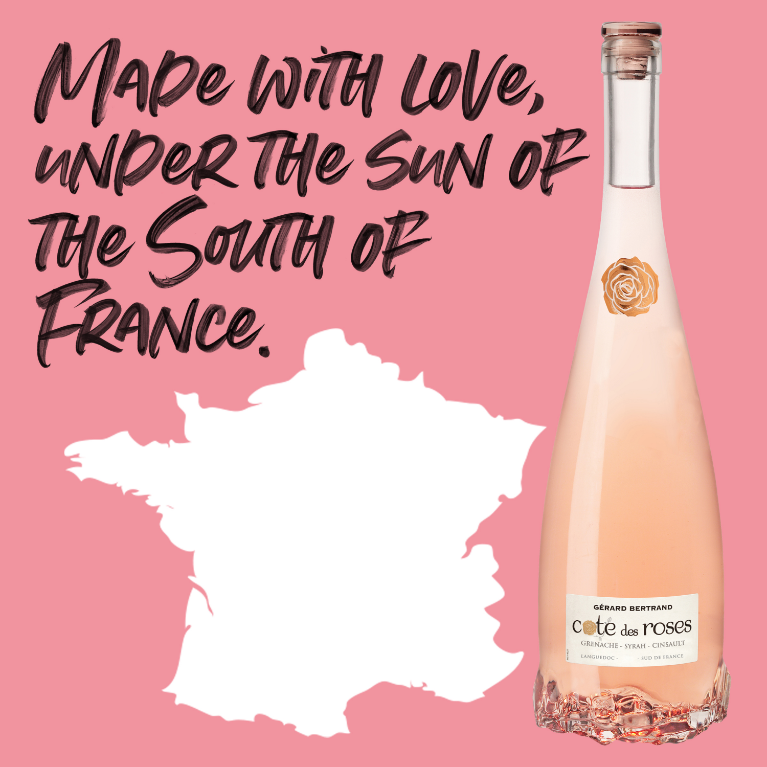 slide 5 of 5, Gerard Bertrand Cote des Roses Wine 750 ml, 750 mL