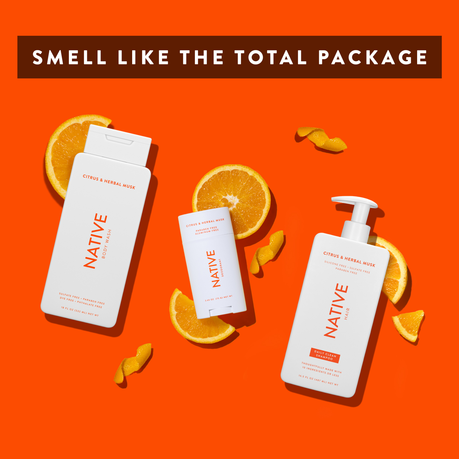 slide 7 of 8, Native Citrus & Herbal Musk Paraben And Aluminum Free Deodorant, 2.65 oz