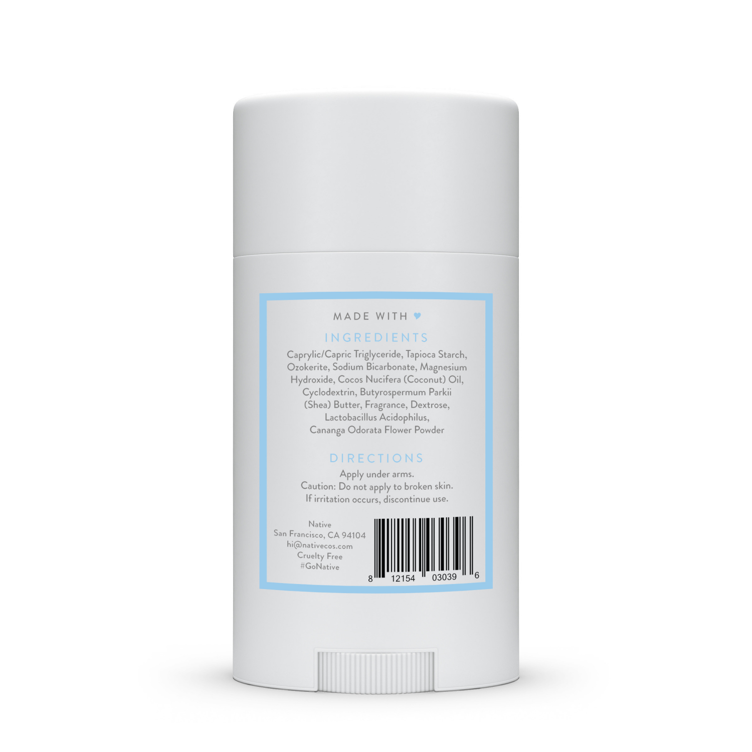 slide 3 of 8, Native Powder & Cotton Aluminum-Free Deodorant, 2.65 oz