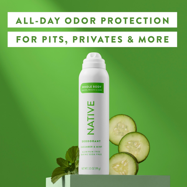 slide 24 of 29, Native Whole Body Cucumber & Mint Deodorant 3.5 oz, 3.5 oz