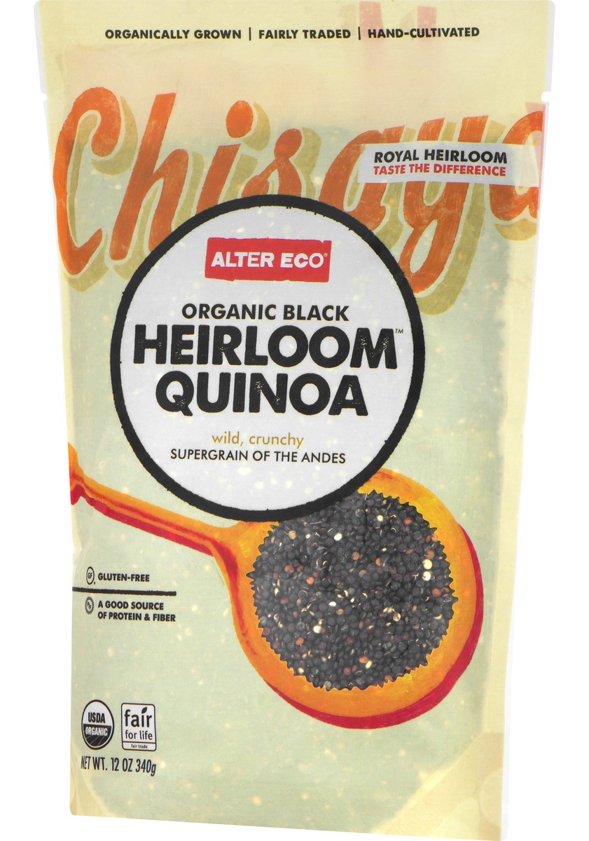 slide 10 of 11, Alter Eco Organic Black Heirloom Quinoa 12 oz, 12 oz