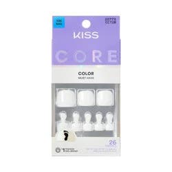 Kiss Core Toe-Tally Yours Color Toenails, 26 count