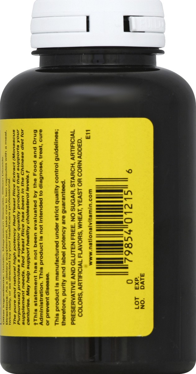 slide 4 of 7, Natures Blend Red Yeast Rice Extract 60 ea, 60 ct