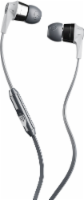 slide 1 of 1, Skullcandy Ink'D Earbuds With Microphone - Gray, 1 ct