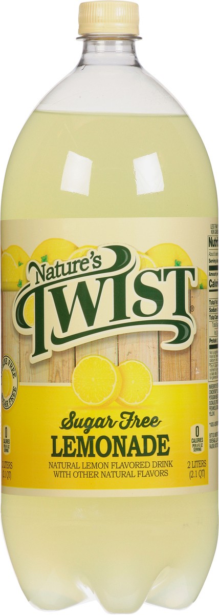 slide 6 of 13, Nature's Twist Sugar Free Lemonade 2 l, 2.10 qt