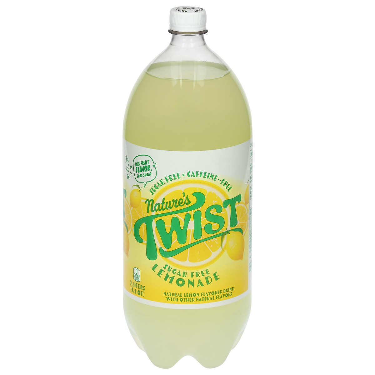 slide 1 of 13, Nature's Twist Sugar Free Lemonade 2 l, 2.10 qt