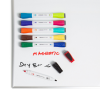 slide 7 of 9, U Brands Magnetic Double-Ended Dry Erase Markers, Set of 6, Assorted Colors, Bullet (3 mm) Point, 6 ct