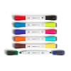 slide 2 of 9, U Brands Low Odor Magnetic Double Ended Dry Erase Markers With Erasers, Bullet Tip, Assorted Colors, 6 ct