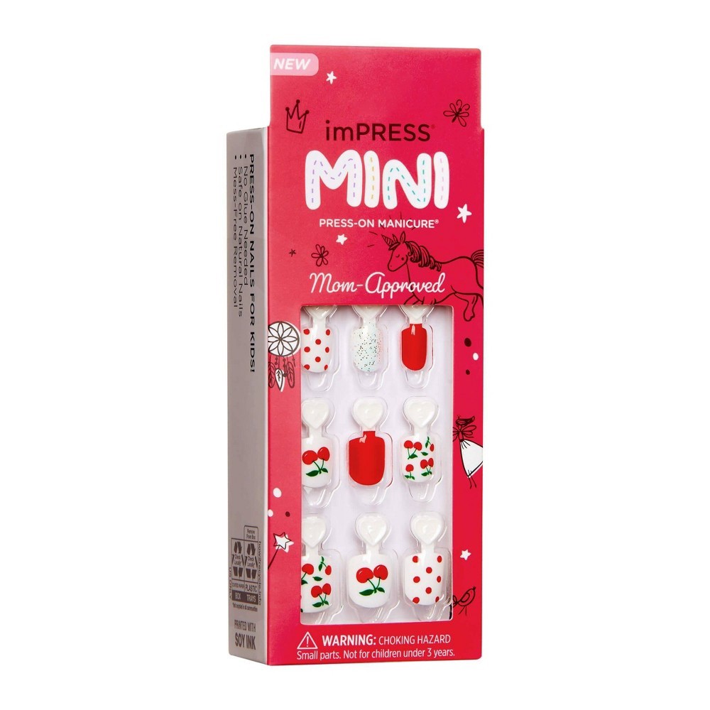 slide 2 of 5, imPRESS MINI Press-on Nails, Cutie Pie, Short, 30 ct