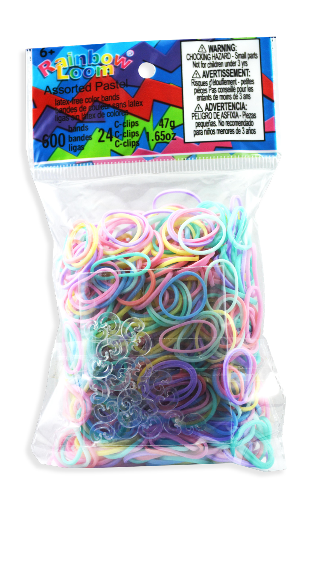 slide 1 of 1, Rainbow Loom Bands - Pastel, 1 ct