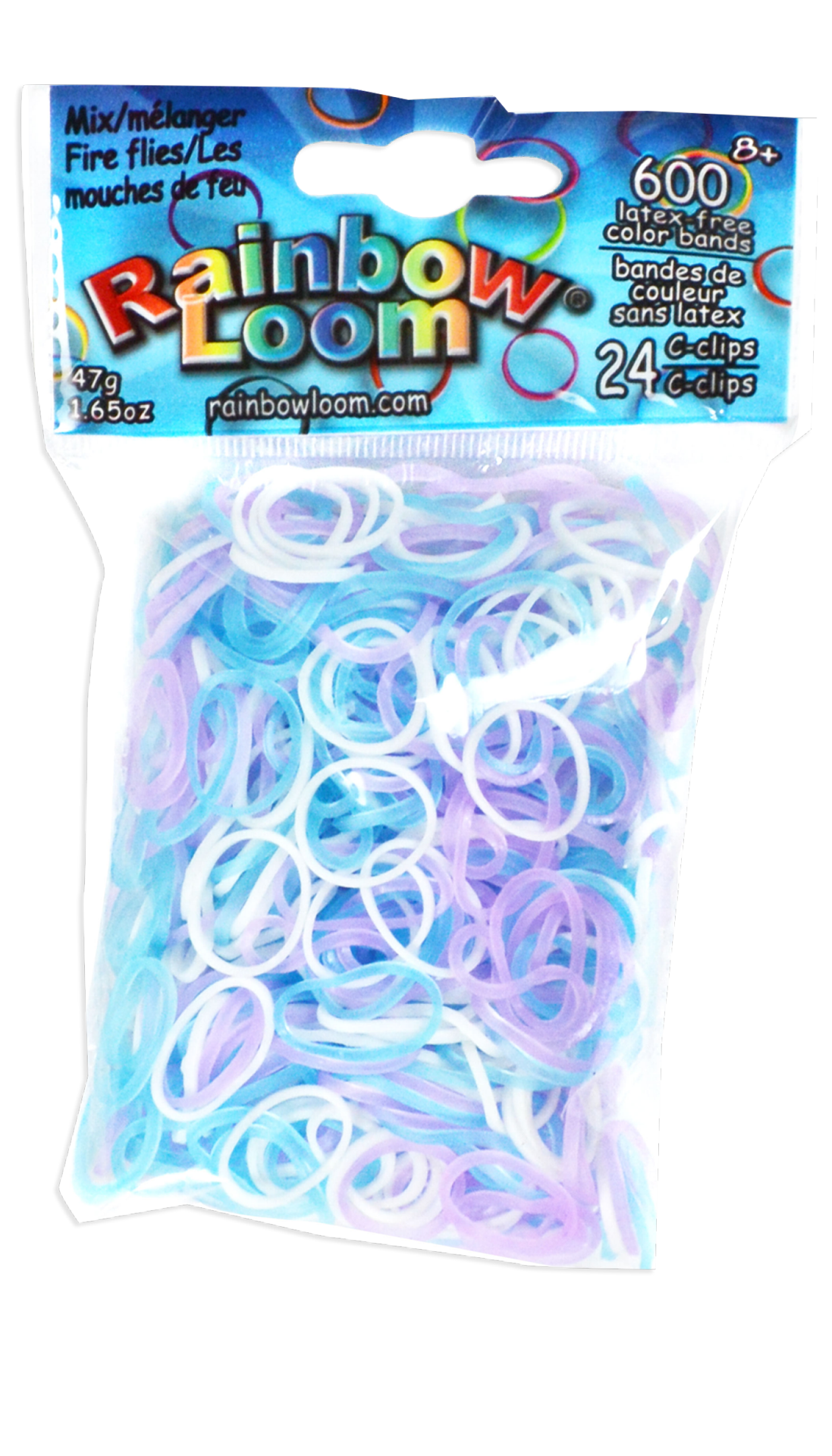 slide 1 of 1, Rainbow Loom Bands - Glow Fire Flies, 1 ct